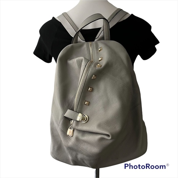 Bostanten Pebble Leather Studded Backpack main image 8